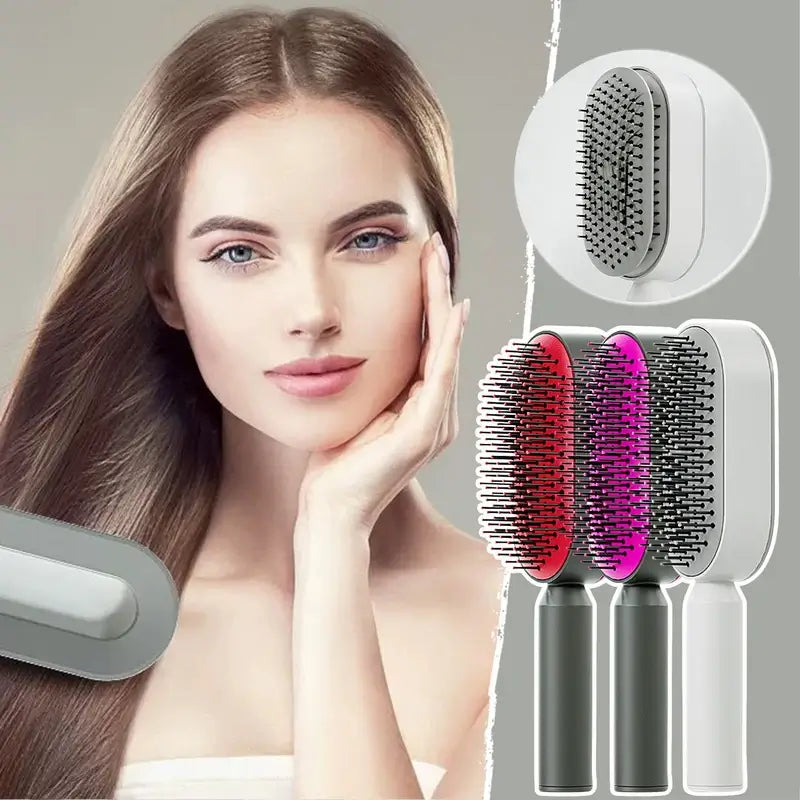 Zelfreinigende Haarborstel