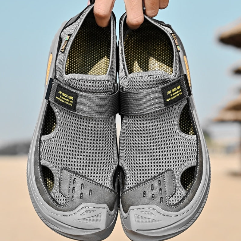 Stijlvolle mesh strandsandalen voor heren
