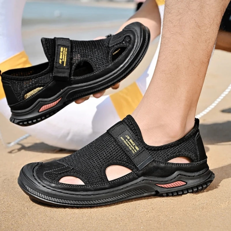Stijlvolle mesh strandsandalen voor heren