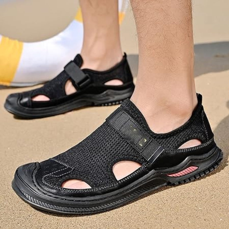Stijlvolle mesh strandsandalen voor heren