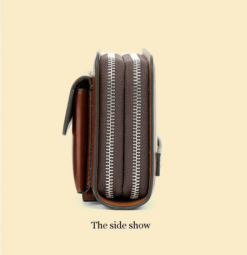 Echt lederen heren koppeltas - Eenvoudig al je spullen op zak