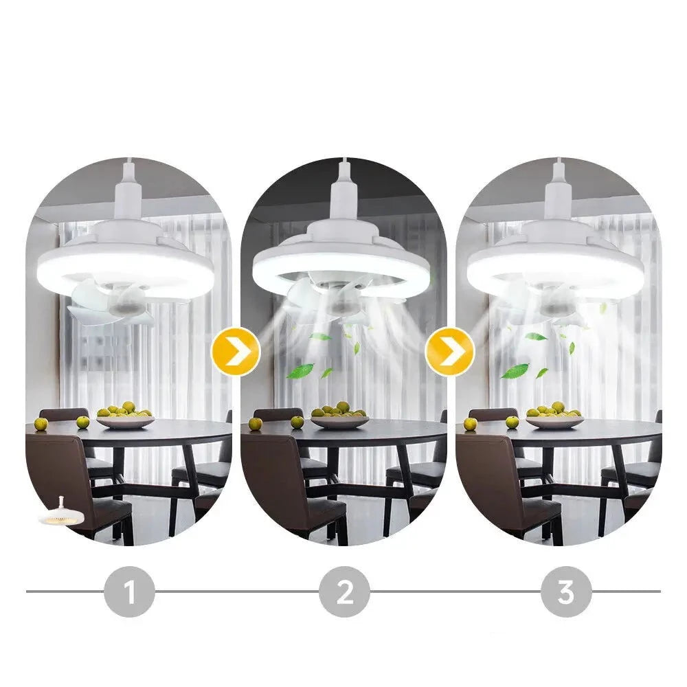 Verstelbare Plafondventilator Licht