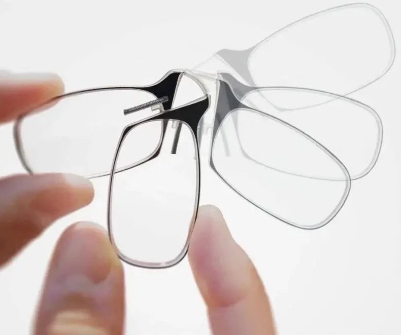 Mini Clip-On Leesbril Sleutelhanger