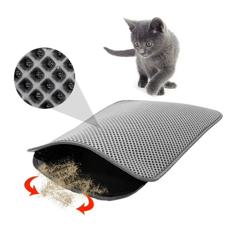 Dubbellaagse Kattenbakmat