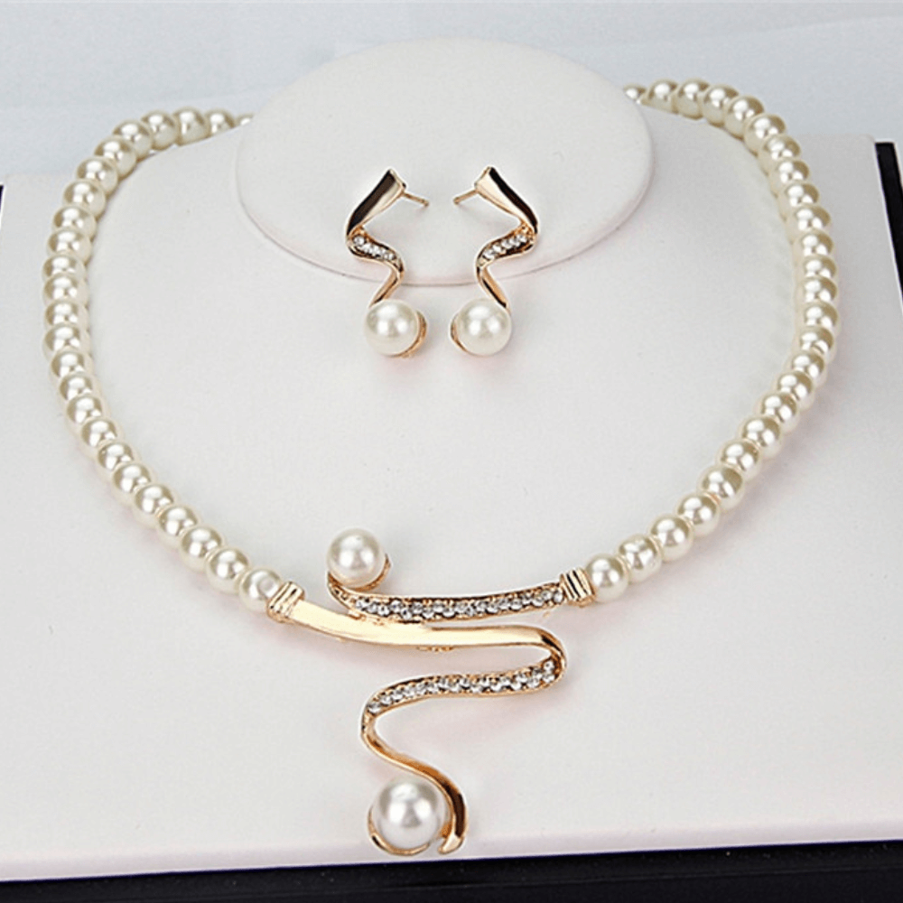 Elegant Parelsieradenset