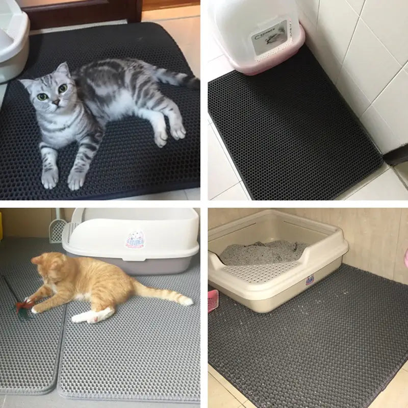 Dubbellaagse Kattenbakmat