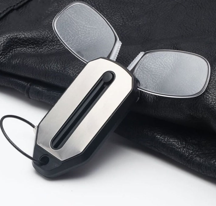 Mini Clip-On Leesbril Sleutelhanger