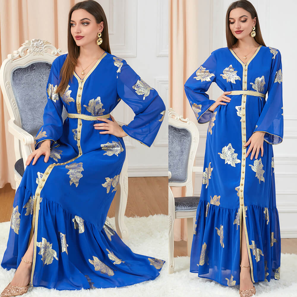 Elegante Chiffon Maxi Jurk