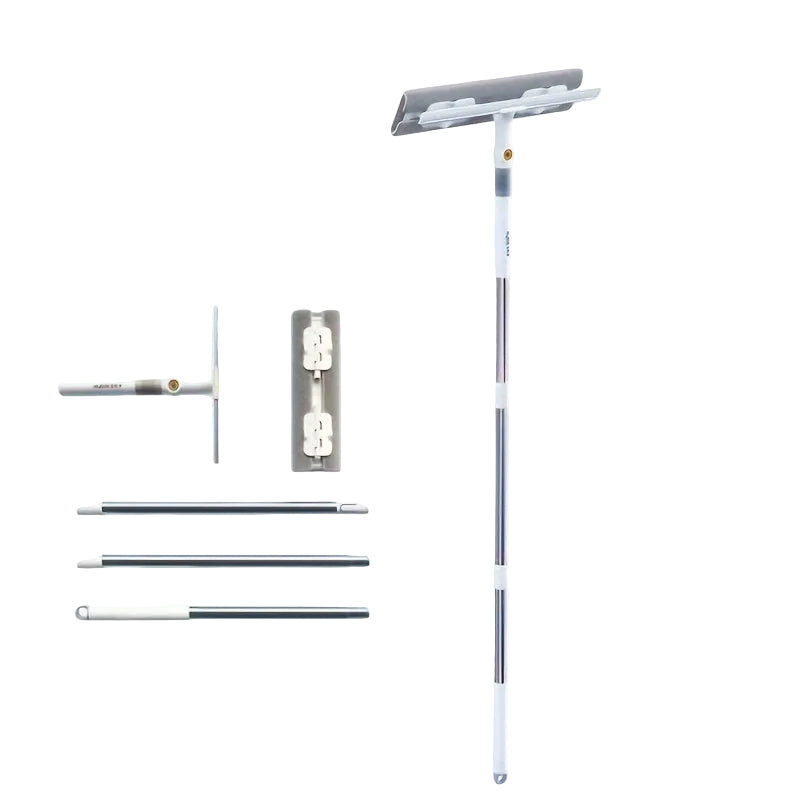 2-in-1 Raam- en Glasreiniger met Uitschuifbare Steel 0