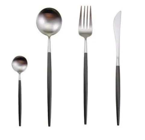 24-delige Luxe Bestekset Goud en Zilver voor Elegante Tafels 10