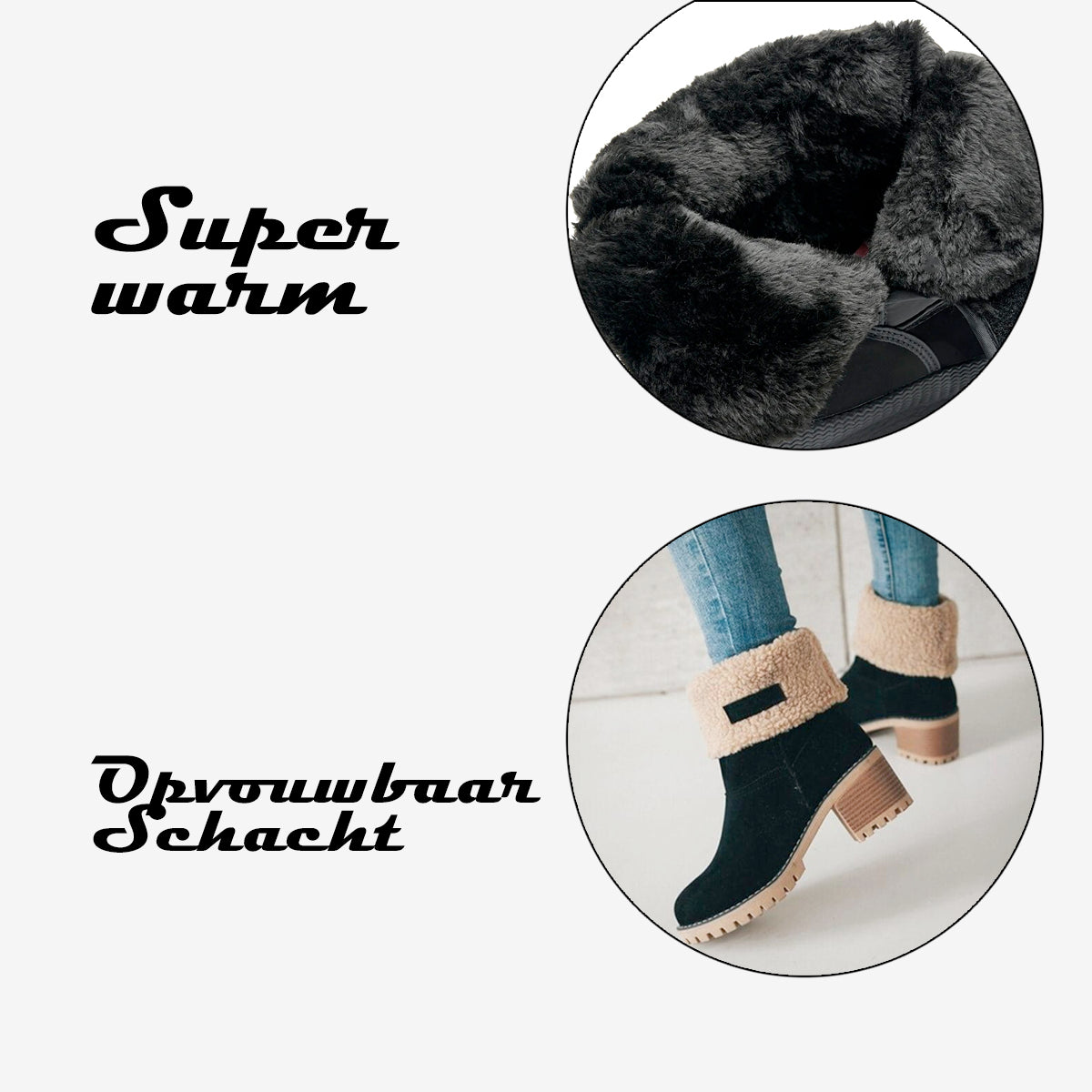 Winter Bont Warme Sneeuw Laarzen