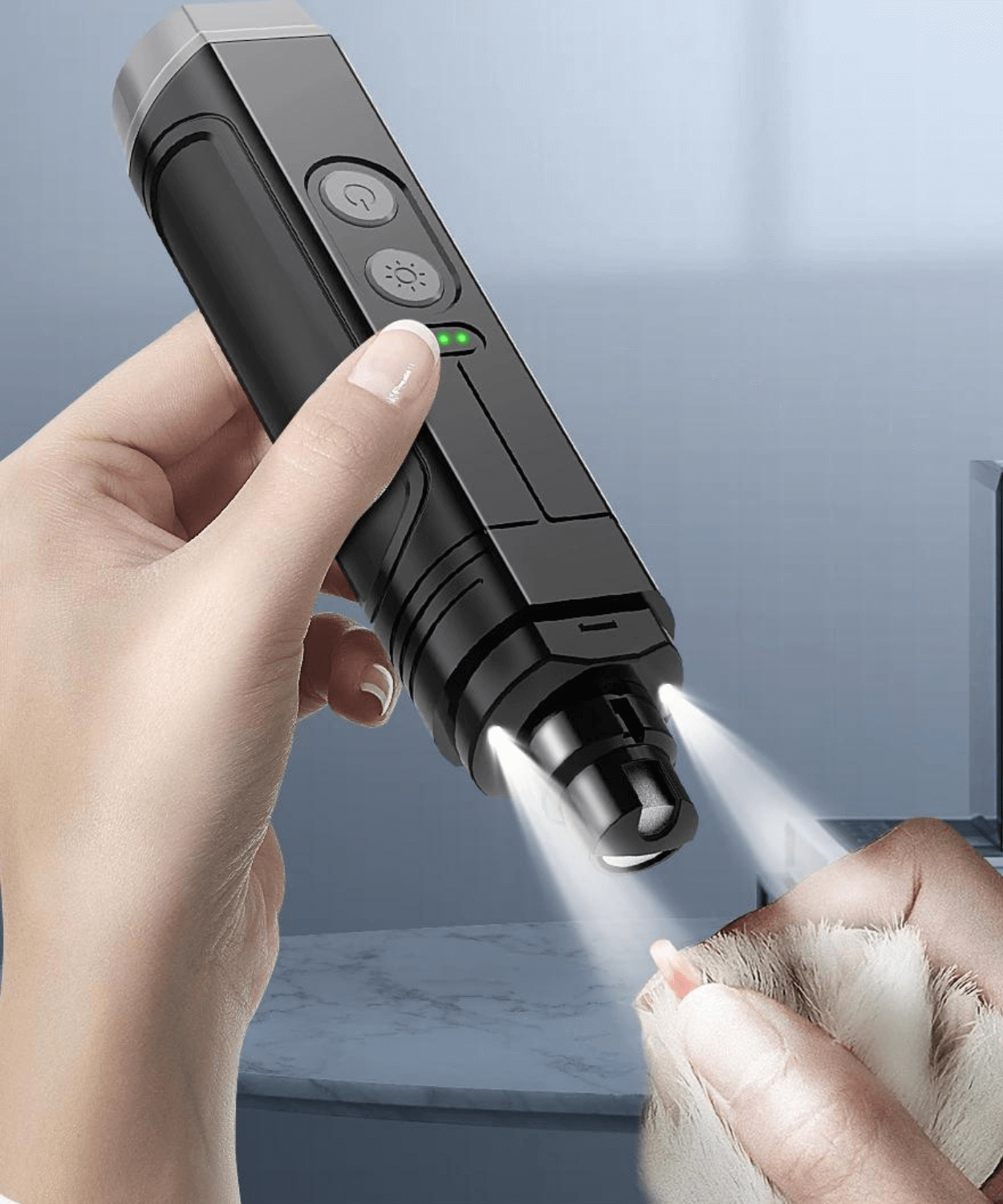 Verlichte Elektrische Huisdier Nageltrimmer