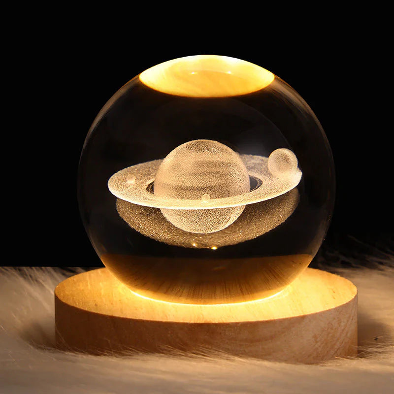 3D Kristallen Sfeerlamp voor Thuis - Uniek Ontwerp voor Sfeervolle Verlichting 0