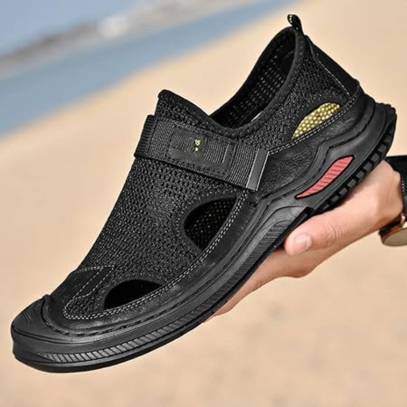 Stijlvolle mesh strandsandalen voor heren