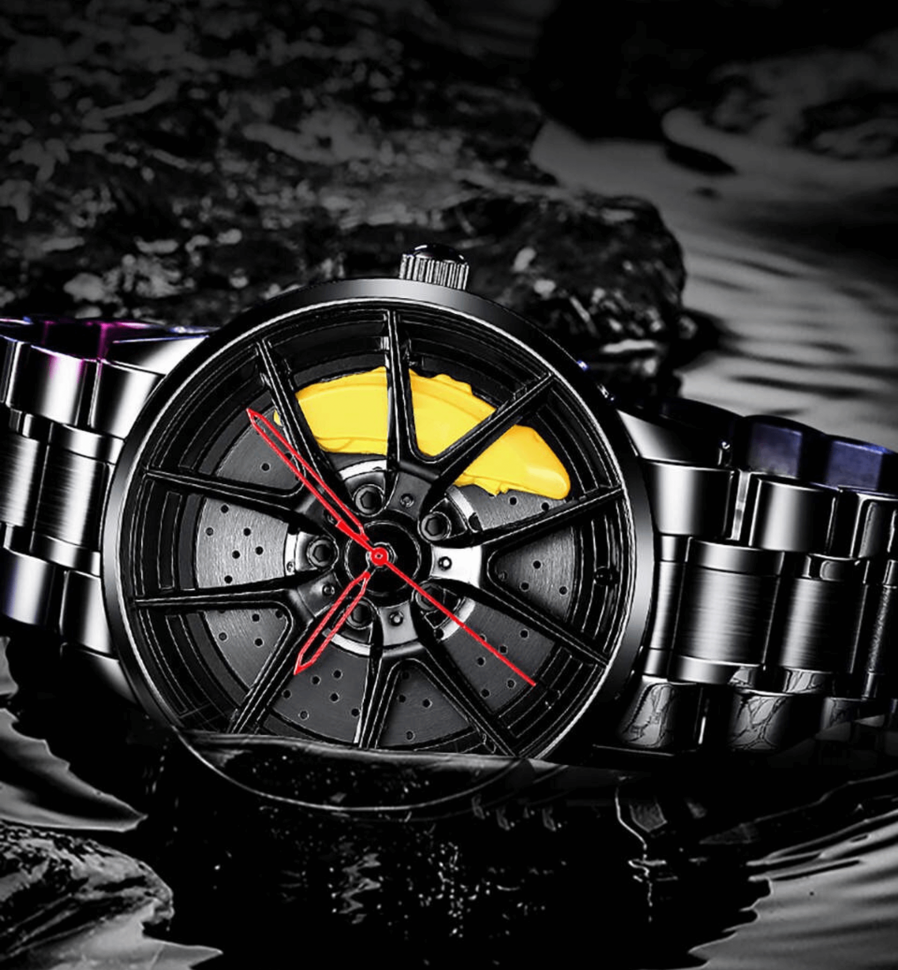 Heren Sportauto Wiel Horloge