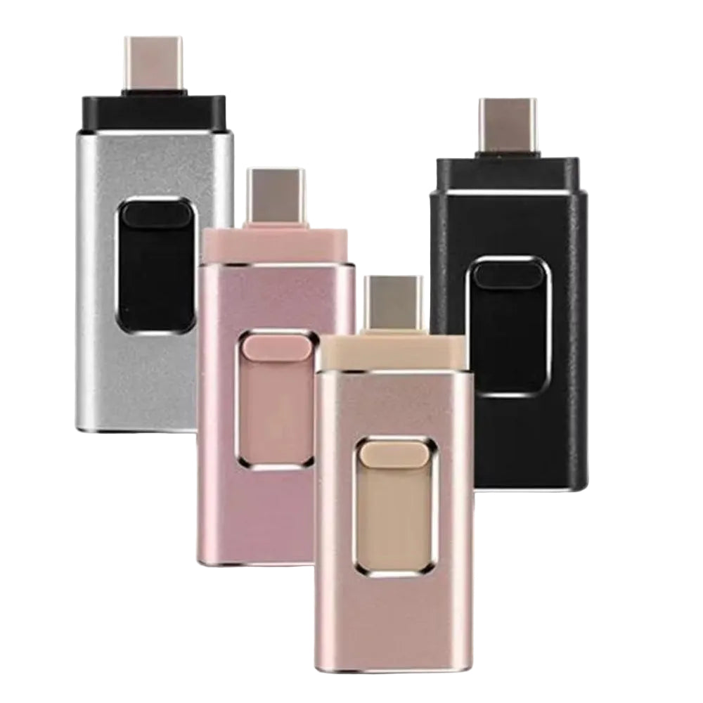 4-in-1 Flashdrive voor Smartphones en Tablets 0