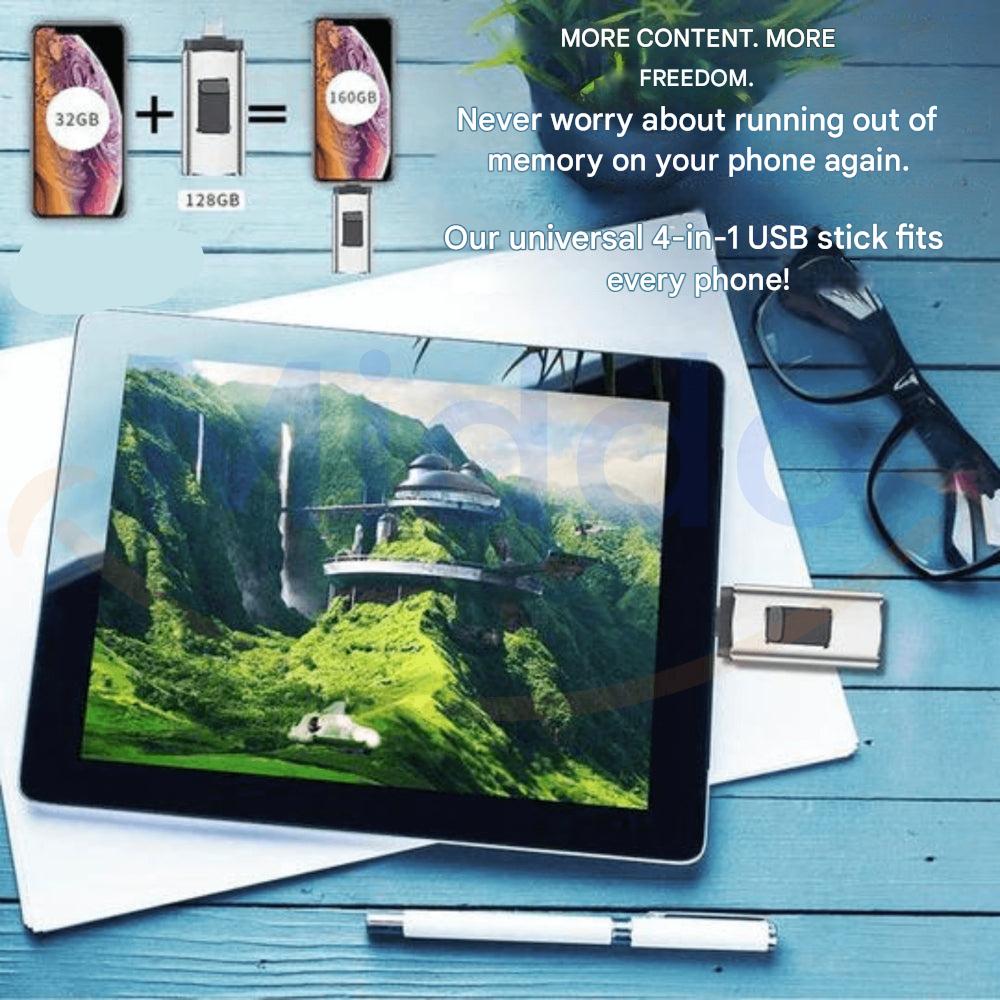 4-in-1 Flashdrive voor Smartphones en Tablets 6