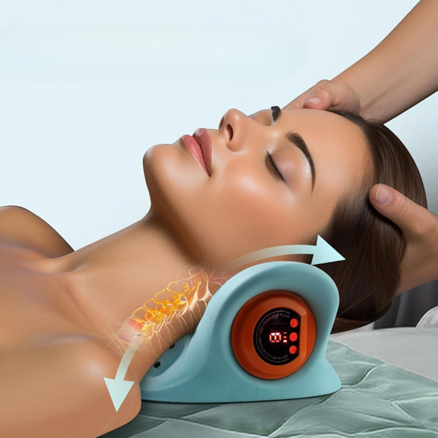 4-in-1 Nek en Rug Massager Voor Thuis en Kantoorgebruik 0