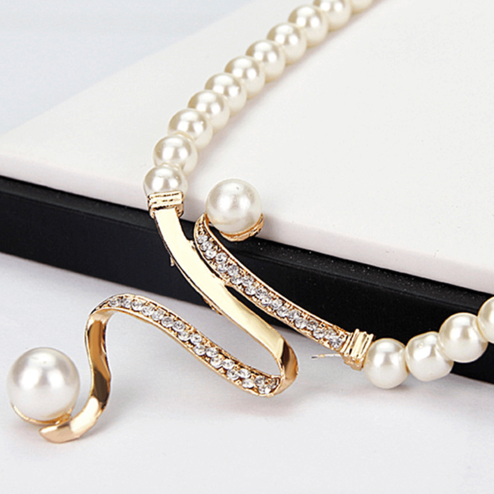 Elegant Parelsieradenset