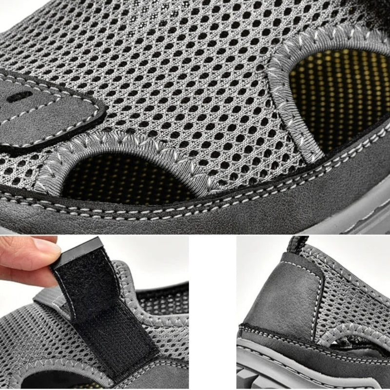 Stijlvolle mesh strandsandalen voor heren