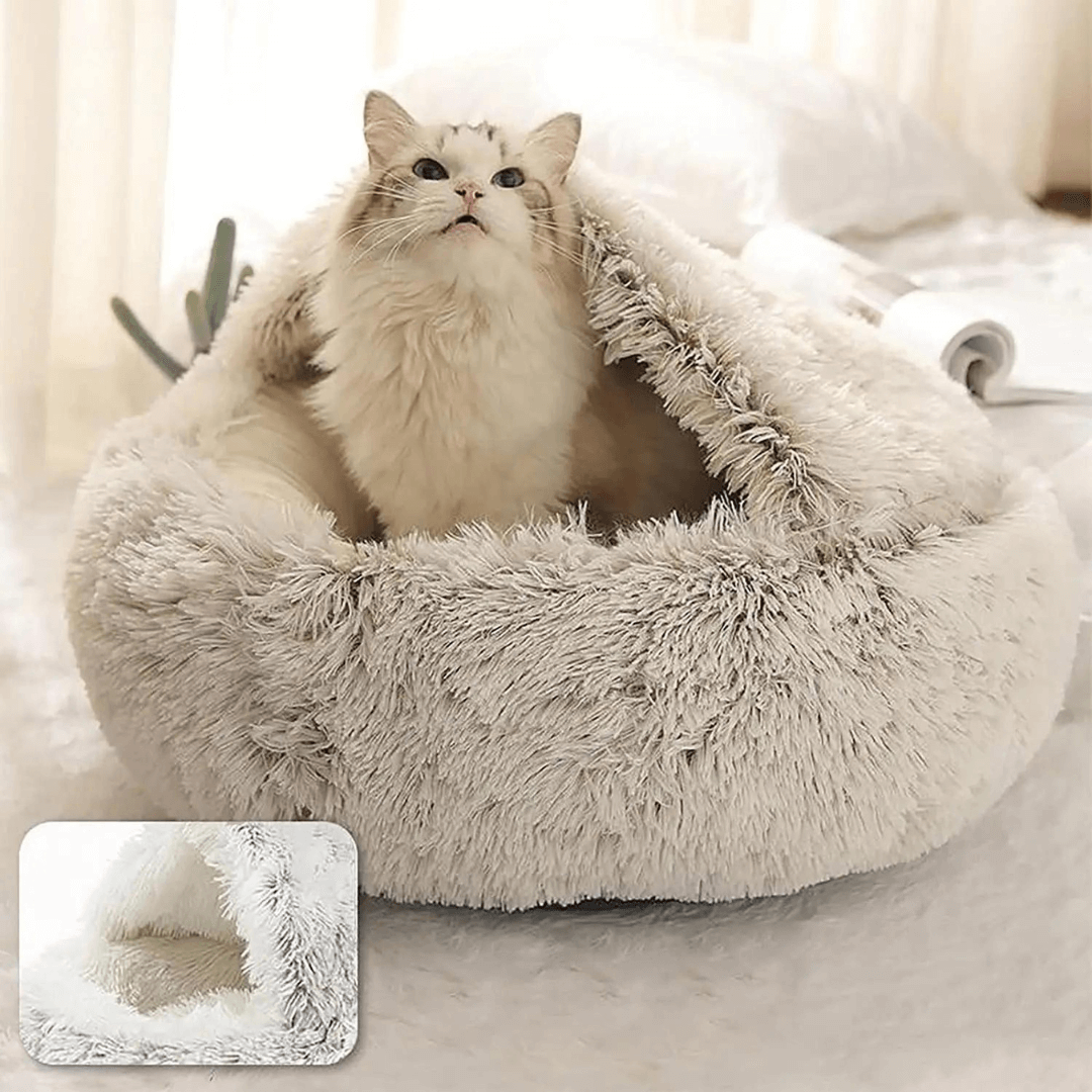 Huisdier's Comfortabele Pluche Nest Bed