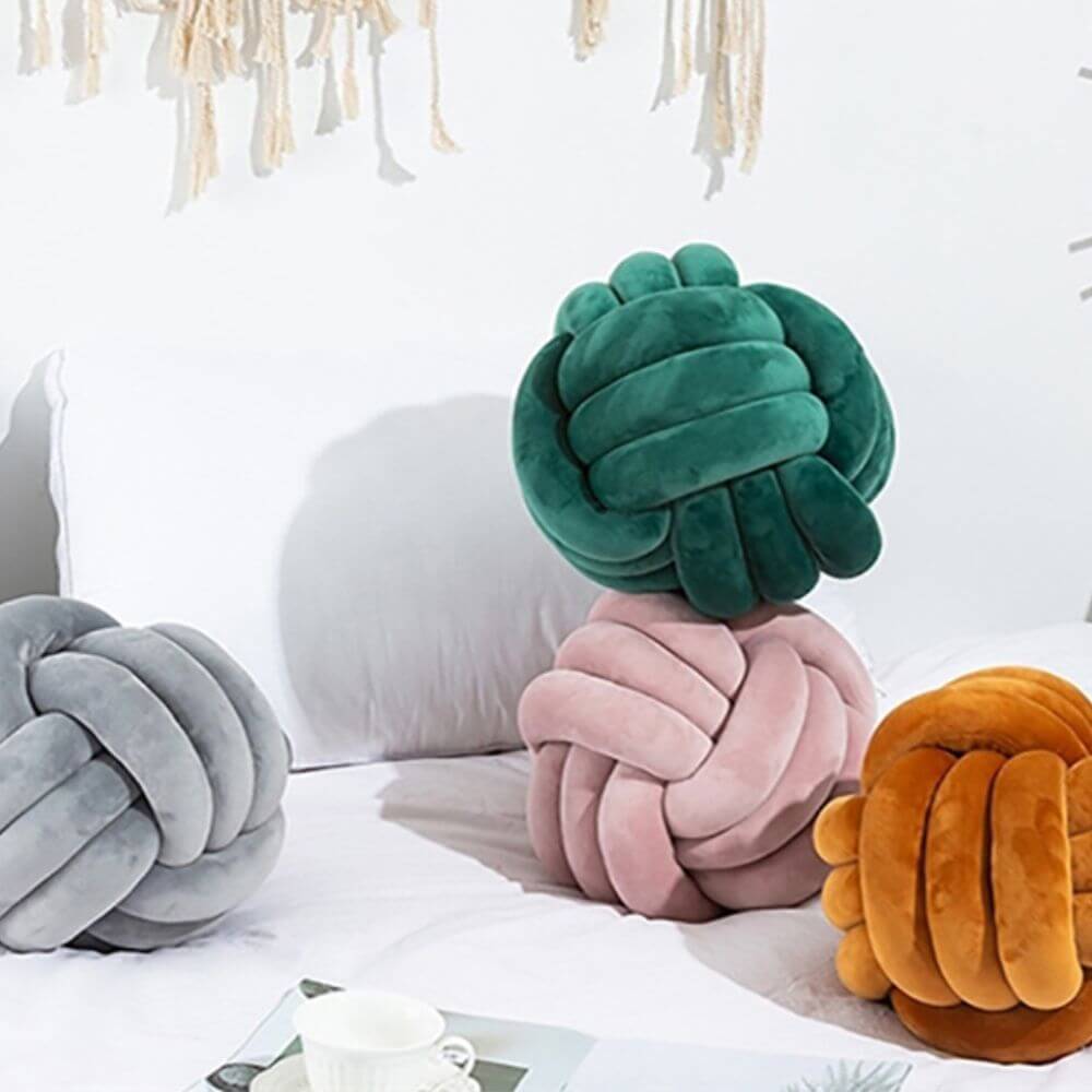 Zacht Knoop Bal Kussen