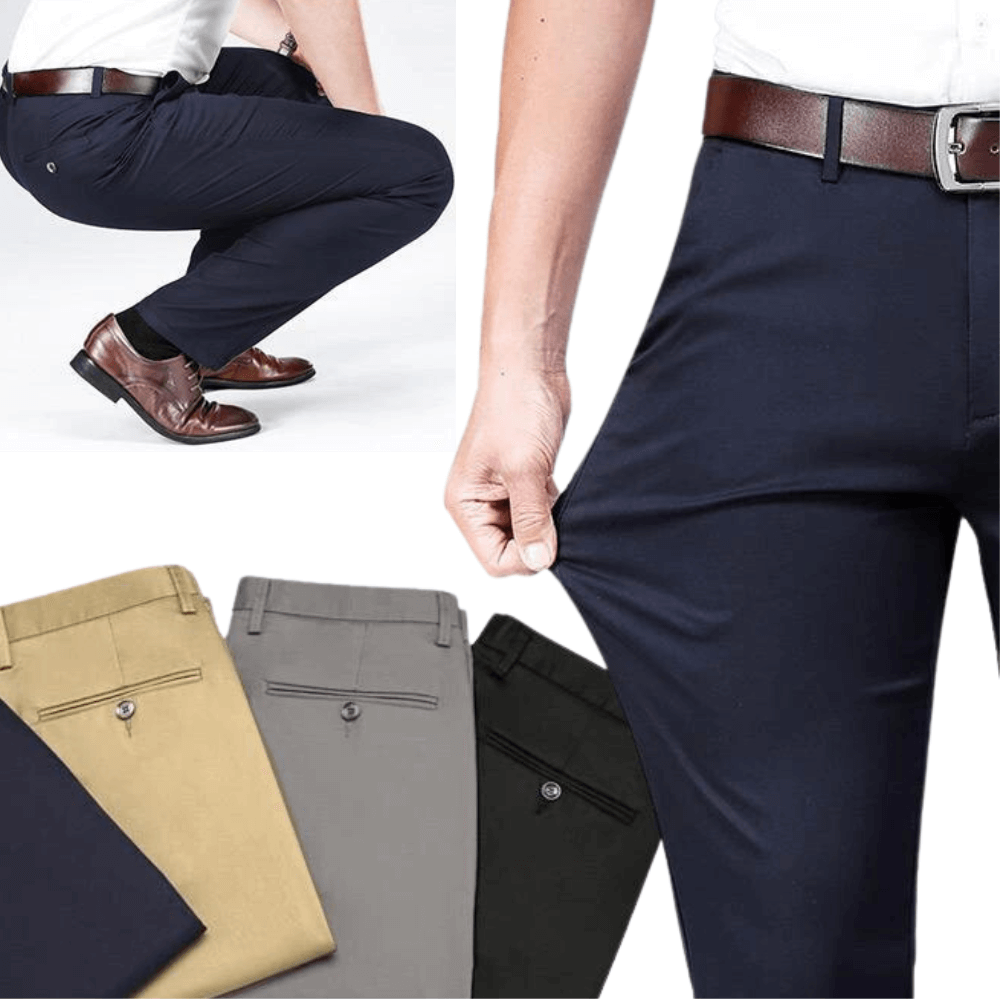 Heren Stretchbare Hoge Taille Broeken