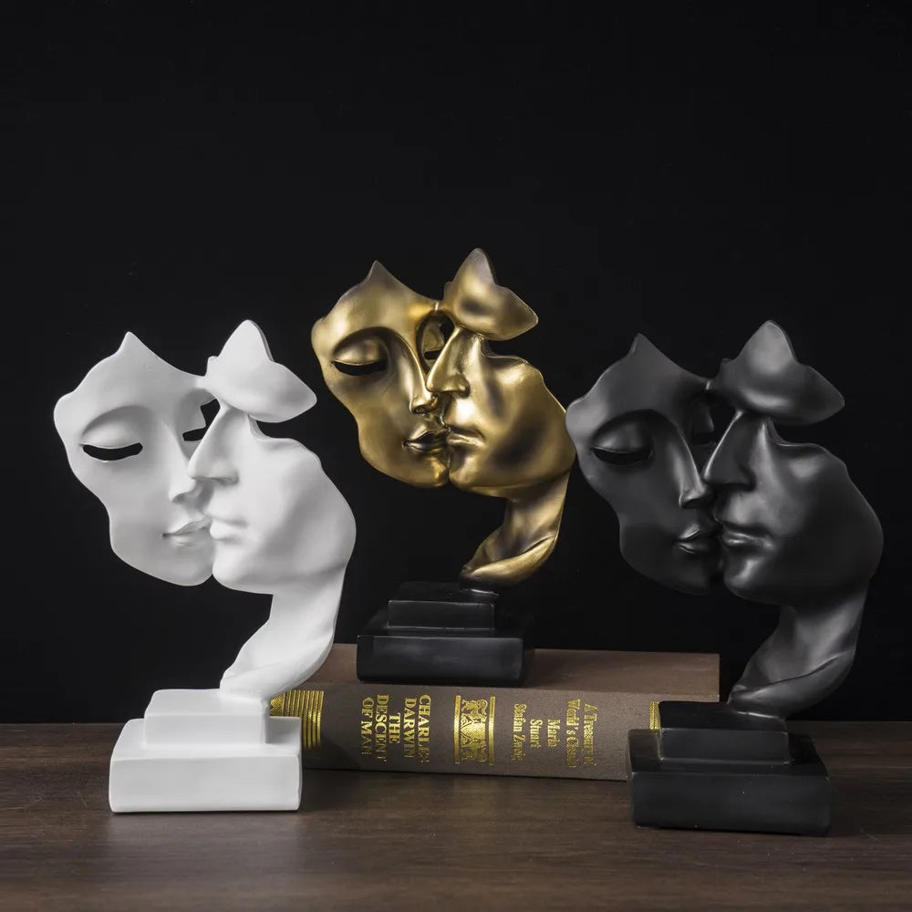 Abstract Gouden Standbeeld Decoratie voor Kantoor en Woonkamer 3