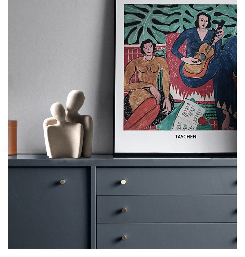 Abstract Keramisch Beeldhouwwerk voor Woondecoratie 5