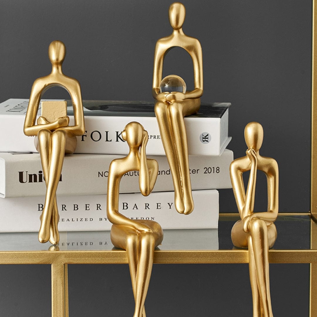 Abstracte Boekenplank Beeldjes voor Thuisdecoratie Uniek Accentstuk 2