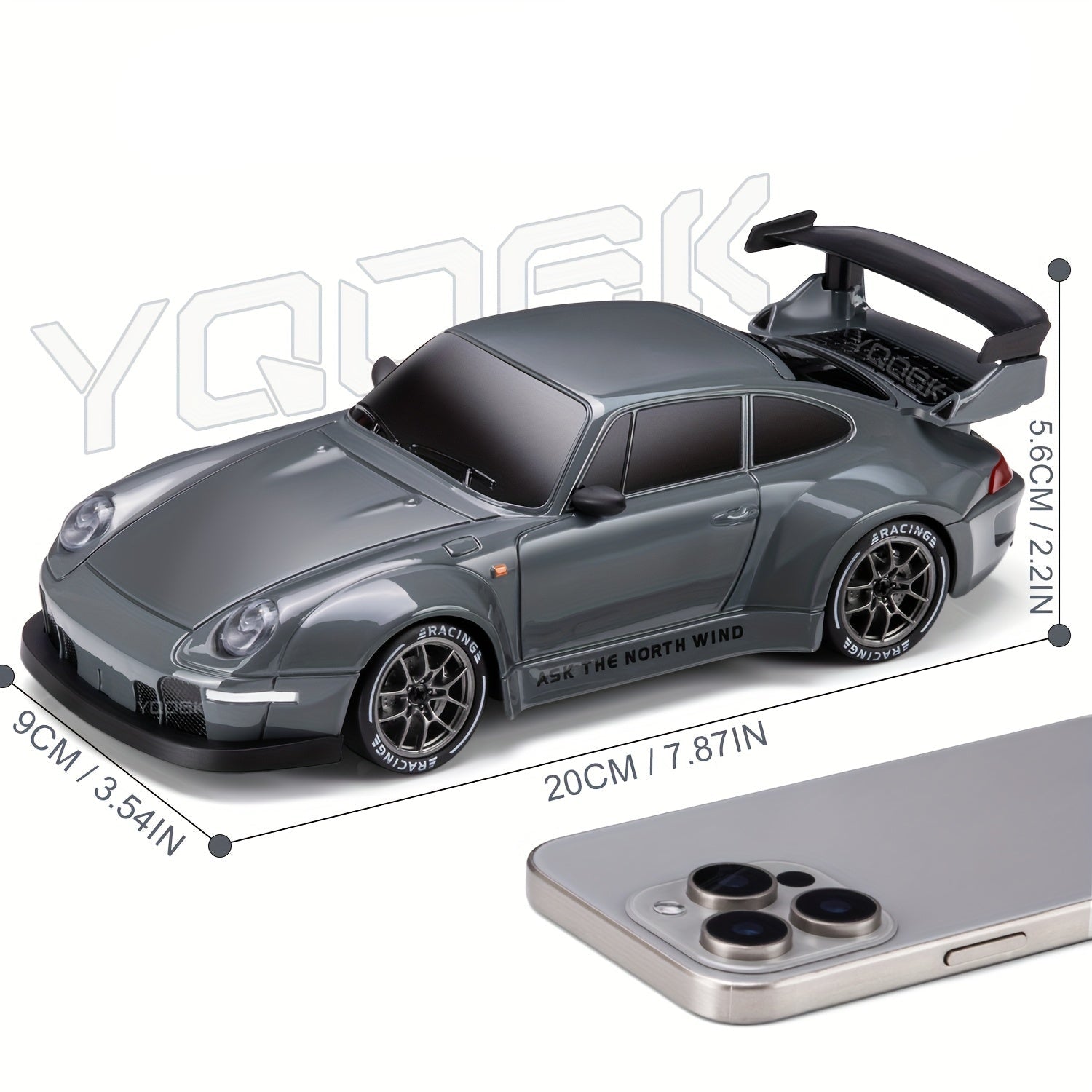 Afstand Bestuurbare Auto 1:24 RC Drift Met LED-verlichting en 4WD Functie 1