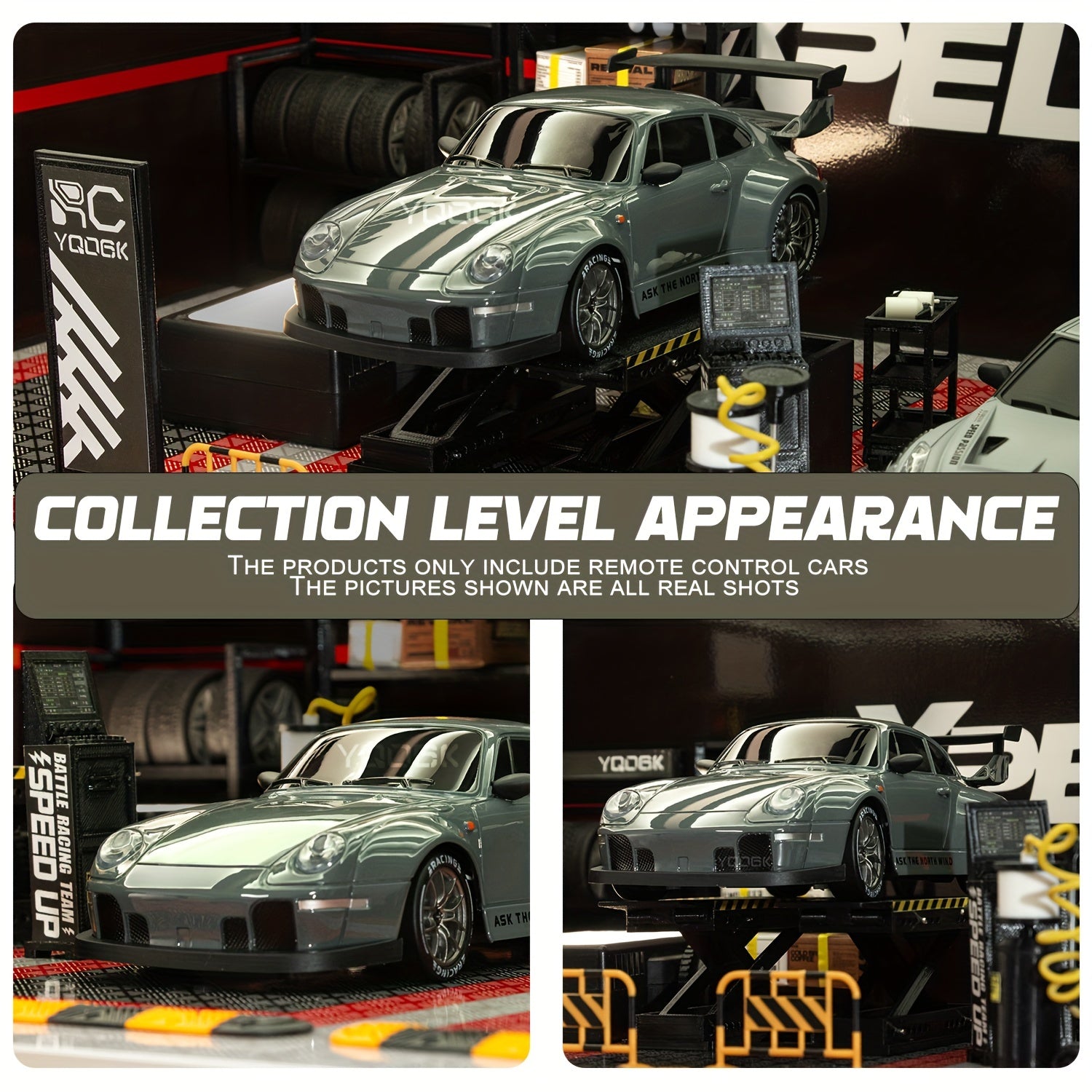 Afstand Bestuurbare Auto 1:24 RC Drift Met LED-verlichting en 4WD Functie 6