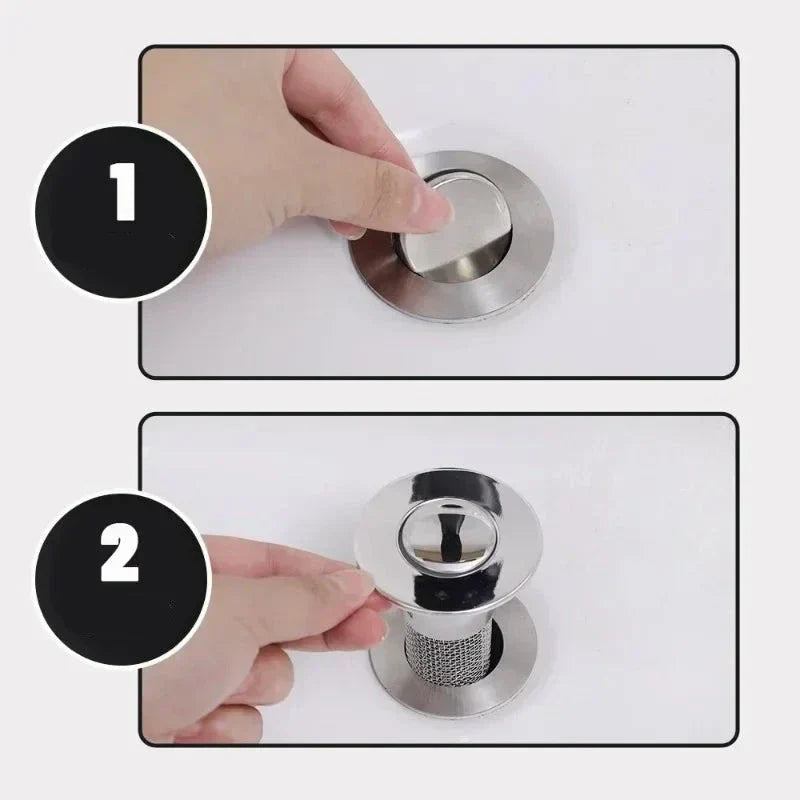 Afvoerfilter voor Keuken en Badkamer met Haarvanger 4