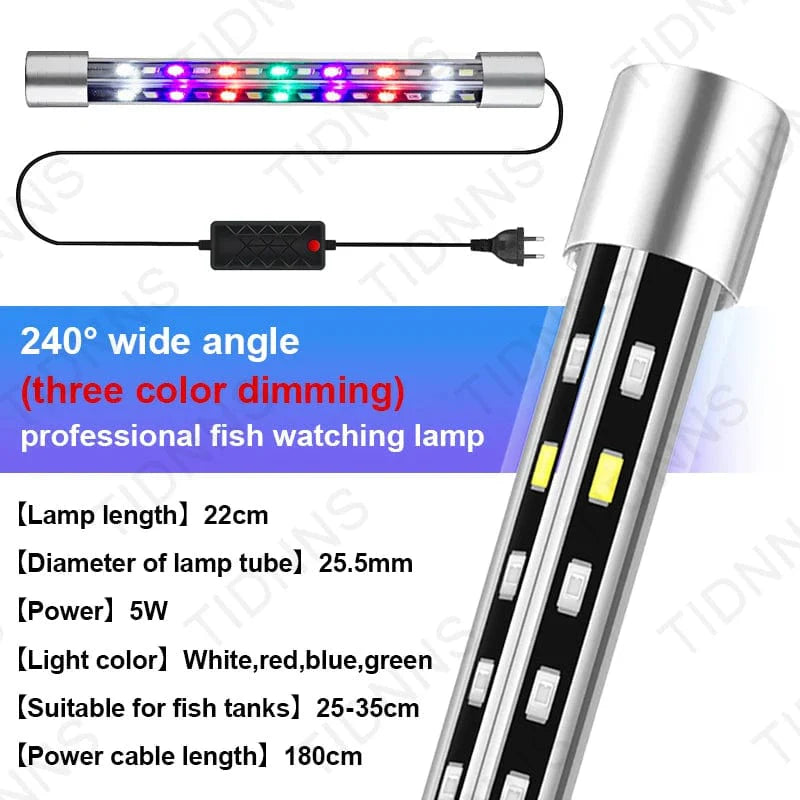 Aquarium Lamp LED Groothoek Waterdicht voor Plantenverlichting 0
