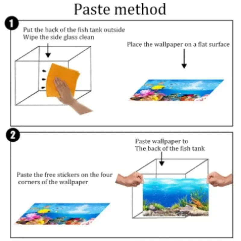 Aquariumdecoratie 3D Achtergrond Voor Realistische Ervaring 3
