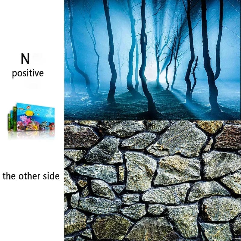 Aquariumdecoratie 3D Achtergrond Voor Realistische Ervaring 5