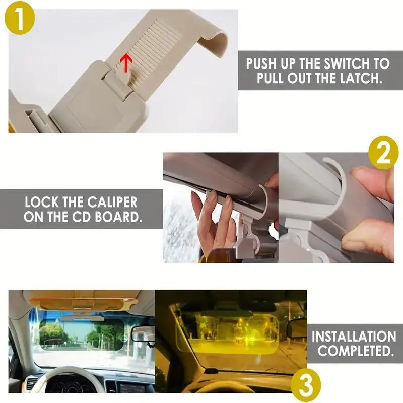 Auto Accessoire Verblinding Reducer voor Dag en Nacht 7