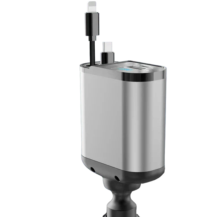 Auto Oplader 4-in-1 Uitschuifbaar 2