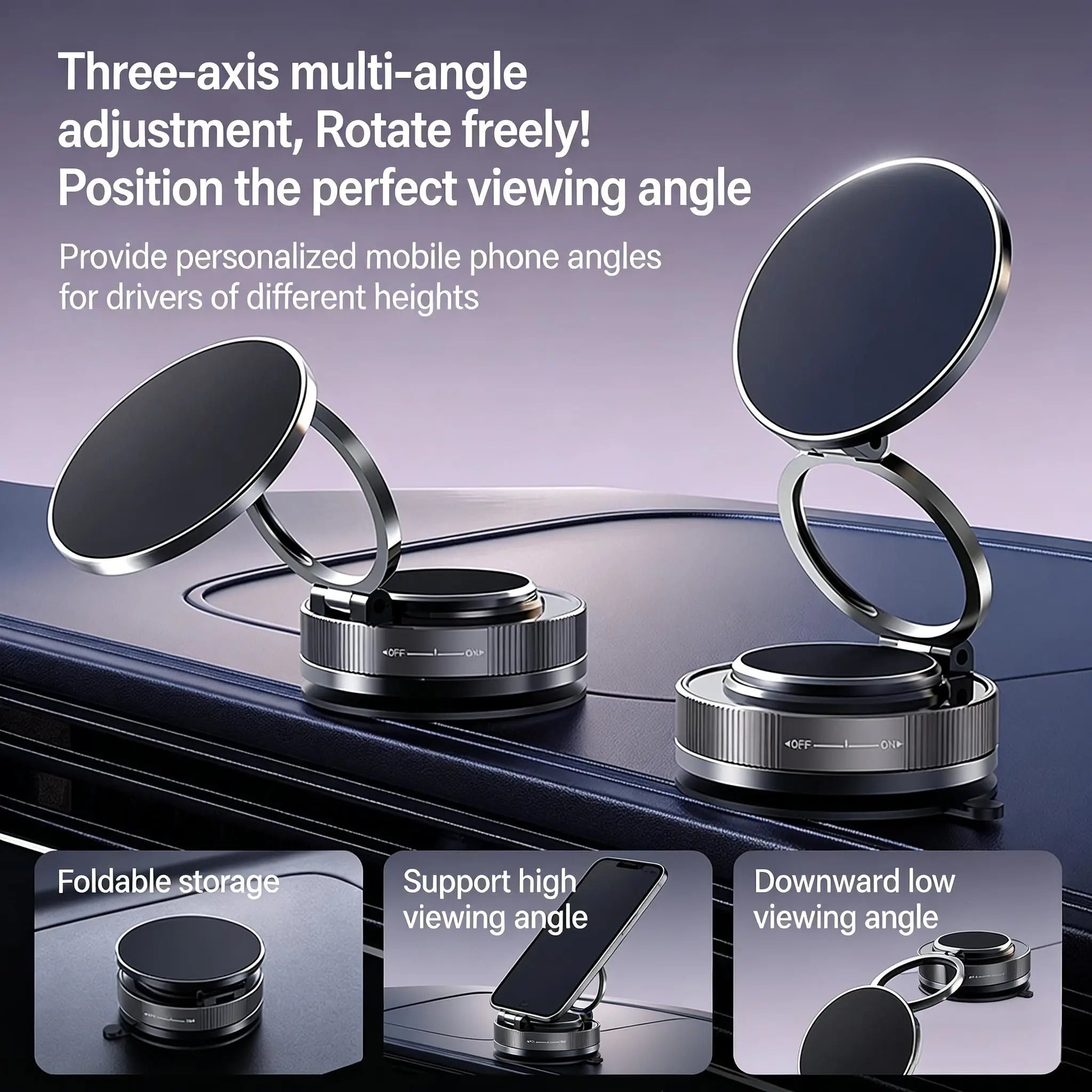 Auto Telefoonhouder Magnetisch 360° Draaibaar 2