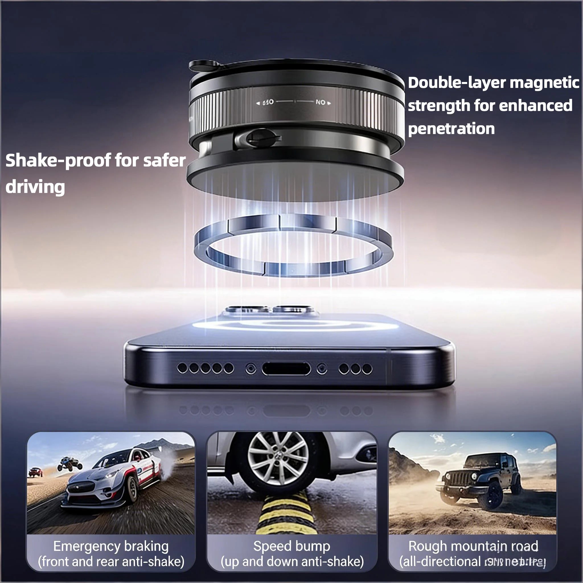 Auto Telefoonhouder Magnetisch 360° Draaibaar 4