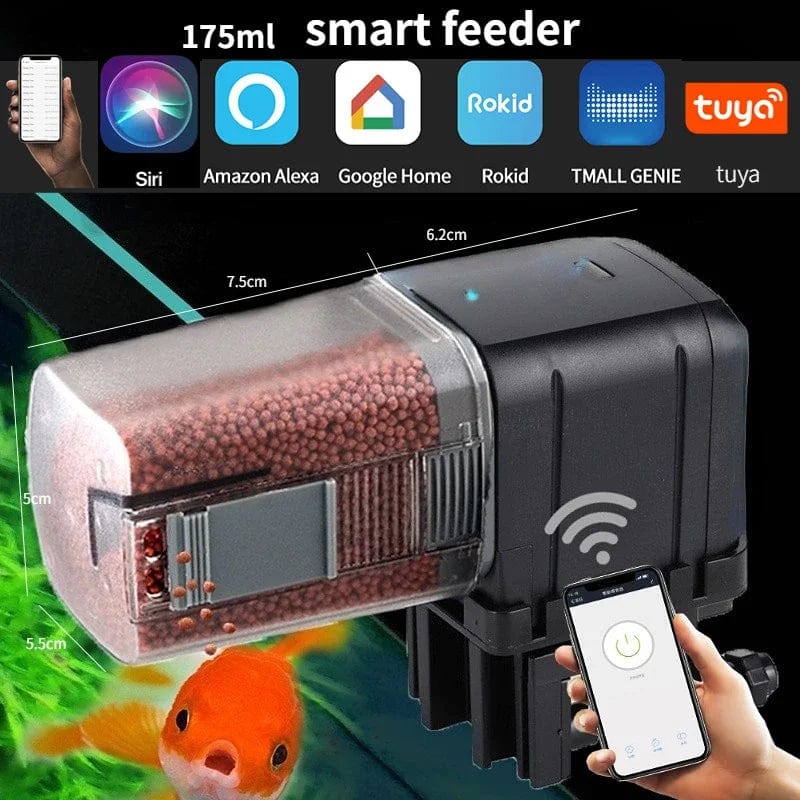 Automatische Aquarium Feeder met Wifi en Stemcontrole 0