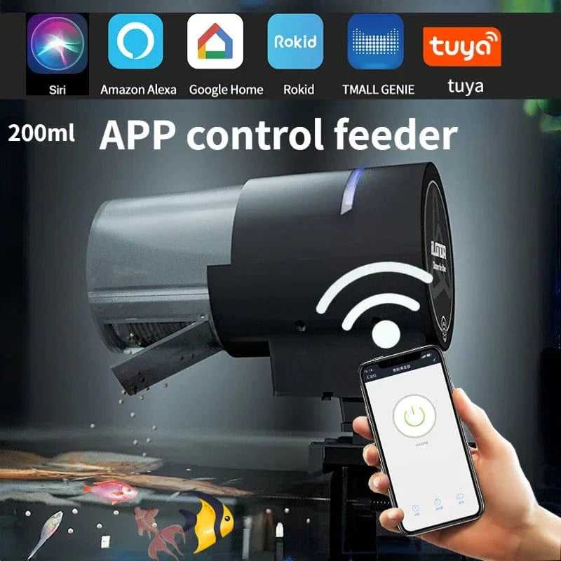Automatische Aquarium Feeder met Wifi en Stemcontrole 8
