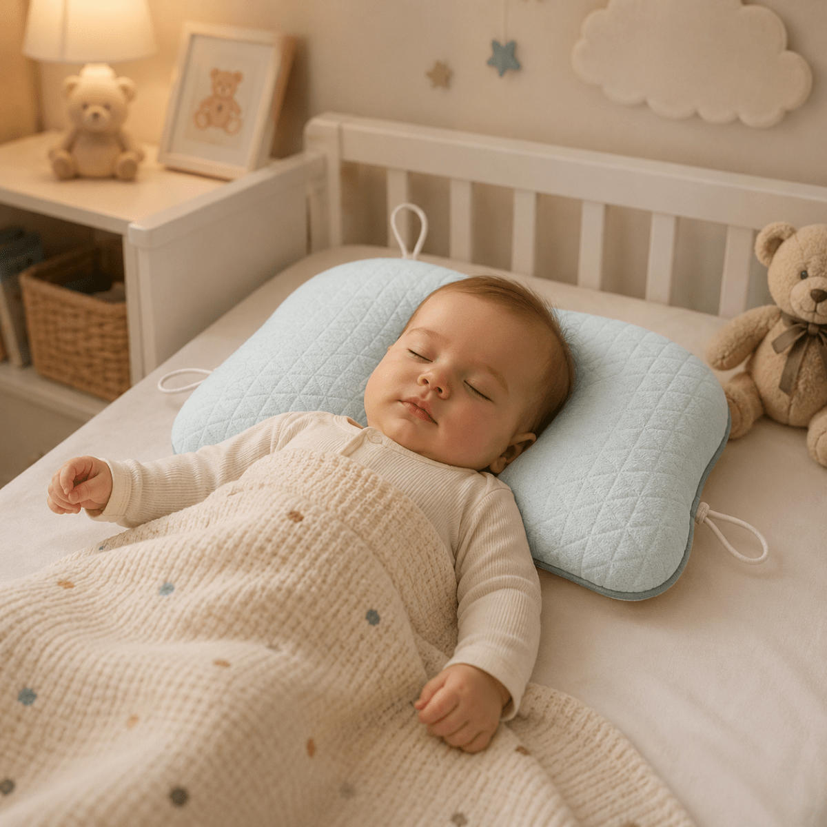 Baby Kussen Ergonomisch Ontwerp voor Comfortabele Ondersteuning 3