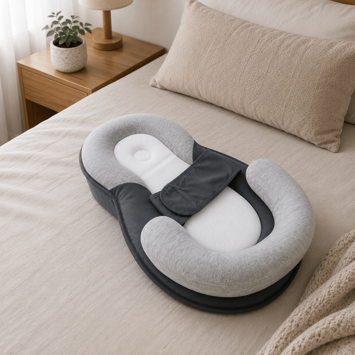 Baby Kussen Ergonomisch Ontwerp voor Comfortabele Slaap 4