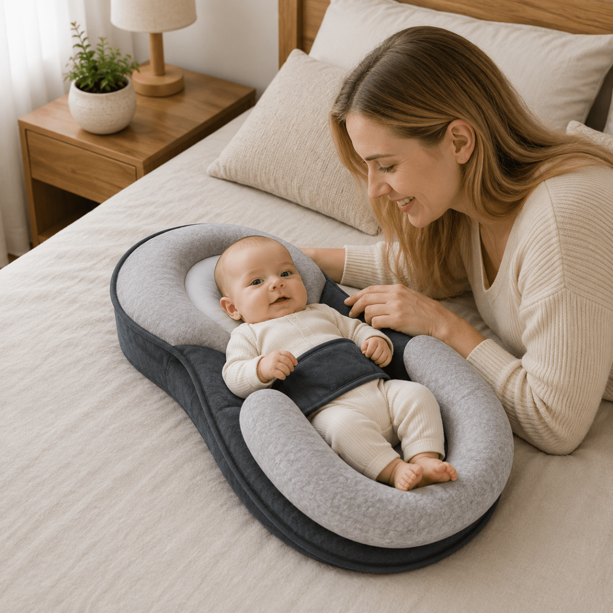 Baby Kussen Ergonomisch Ontwerp voor Comfortabele Slaap 6