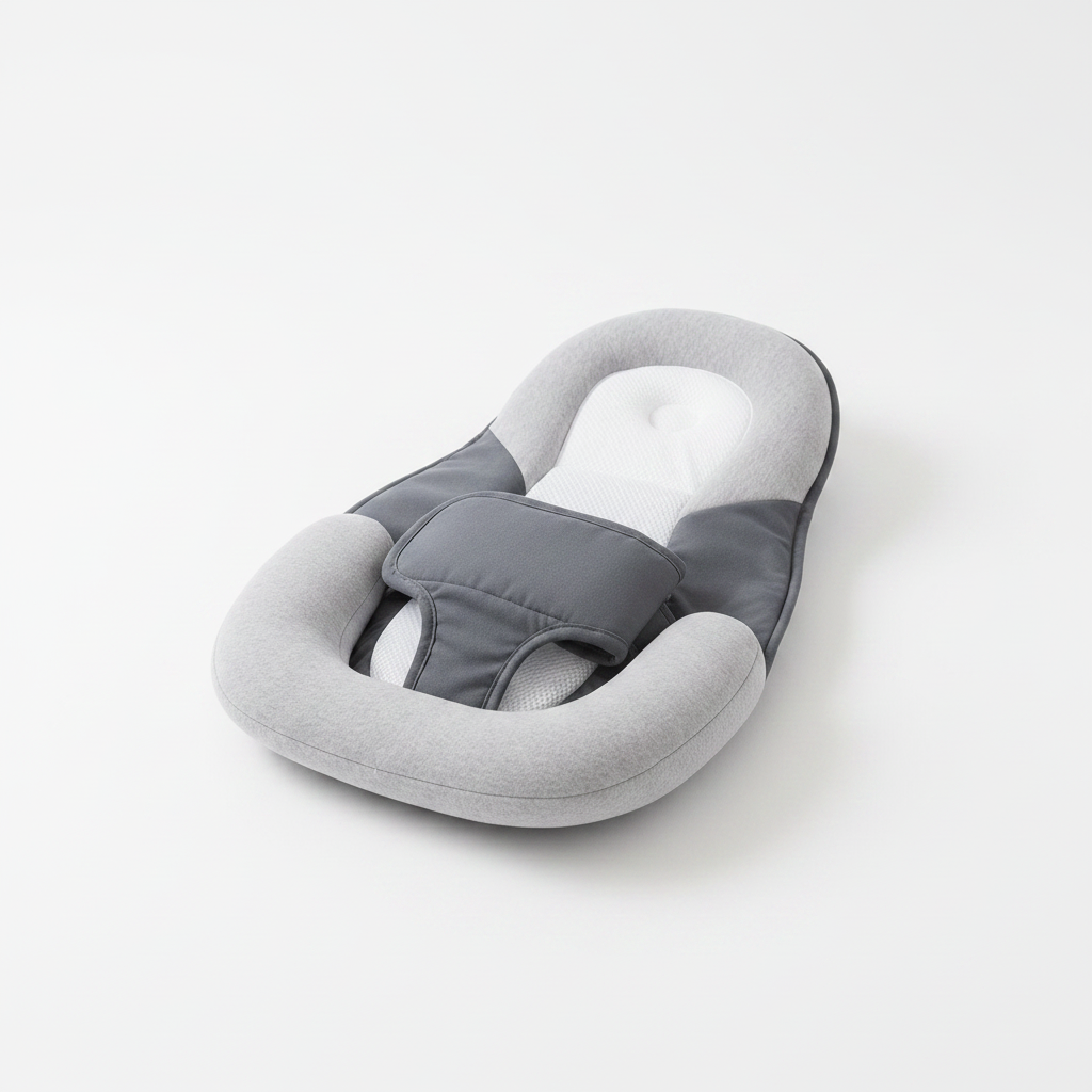 Baby Kussen Ergonomisch met Zachte Hellingshoek 0