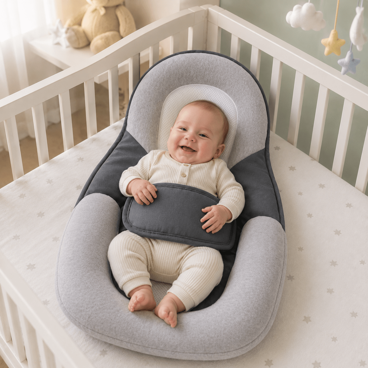 Baby Kussen Ergonomisch met Zachte Hellingshoek 1