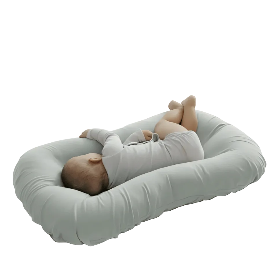 Baby Kussen Ergonomisch voor Natuurlijke Hoofdondersteuning 4
