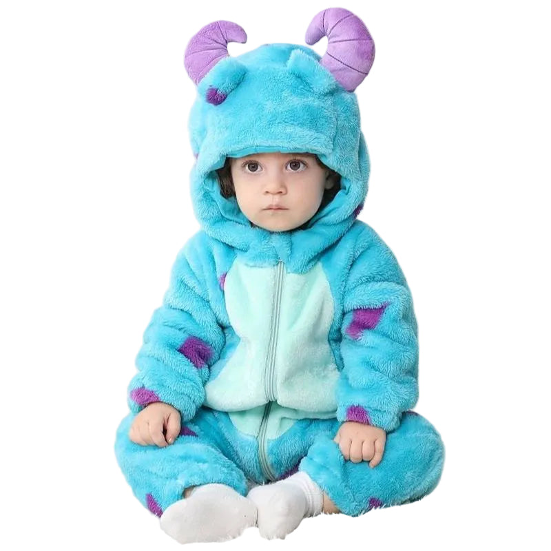 Baby Overall Dierenontwerp Met Ritssluiting 1