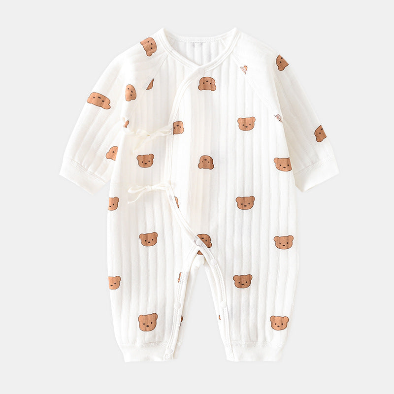 Baby Romper Berenprint Voor Jongens En Meisjes - Baby Kleding 3